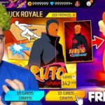Free Fire x Naruto Shippuden: cómo conseguir las recompensas de Obito, giros gratis y aprovechar el Luck Royale